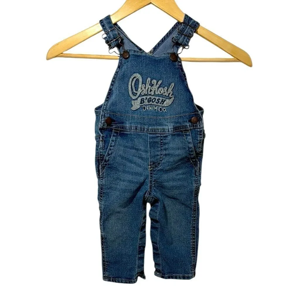 OshKosh B'gosh Blue Classic Denim Overalls
